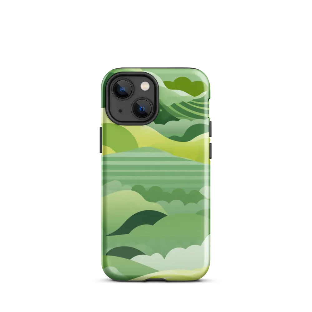 Tranquility in Green Waves