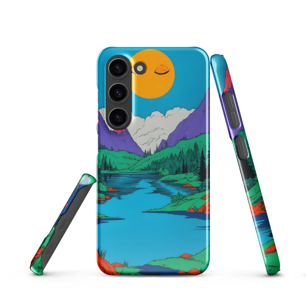 Whimsical Serenity in Vibrant Colors