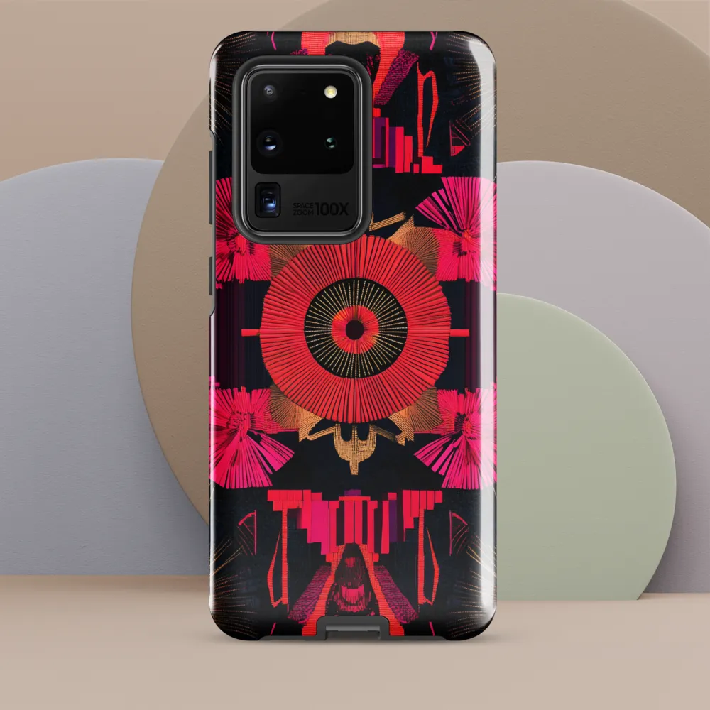 Dynamic Geometric Symphony | Phone Case |  S20 Ultra | Tough Case | Glossy