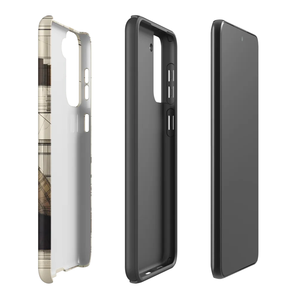 Quiet Reflections in Line | Phone Case |  S21 Plus | Tough Case | Matte