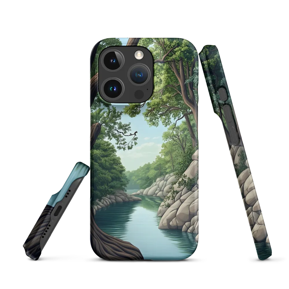 Tranquil Reflections: A Serene River Landscape
