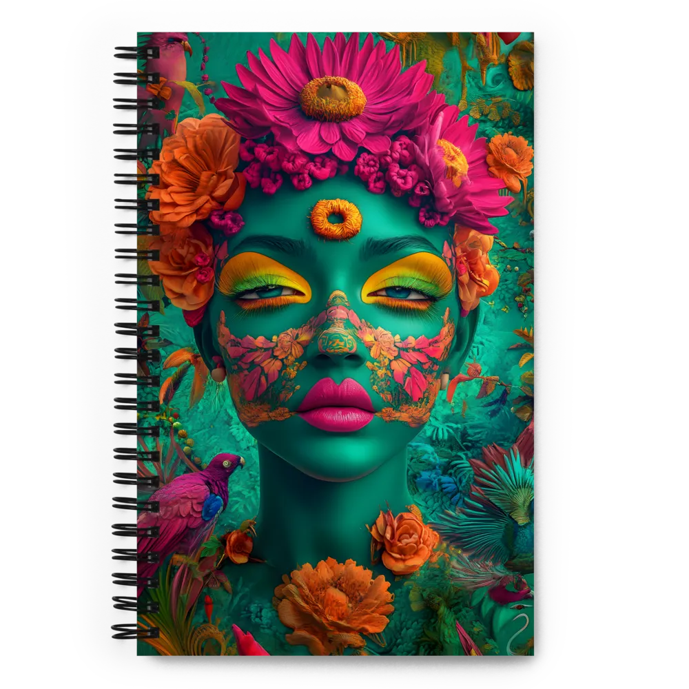 Floral Serenity | Spiral Notebook