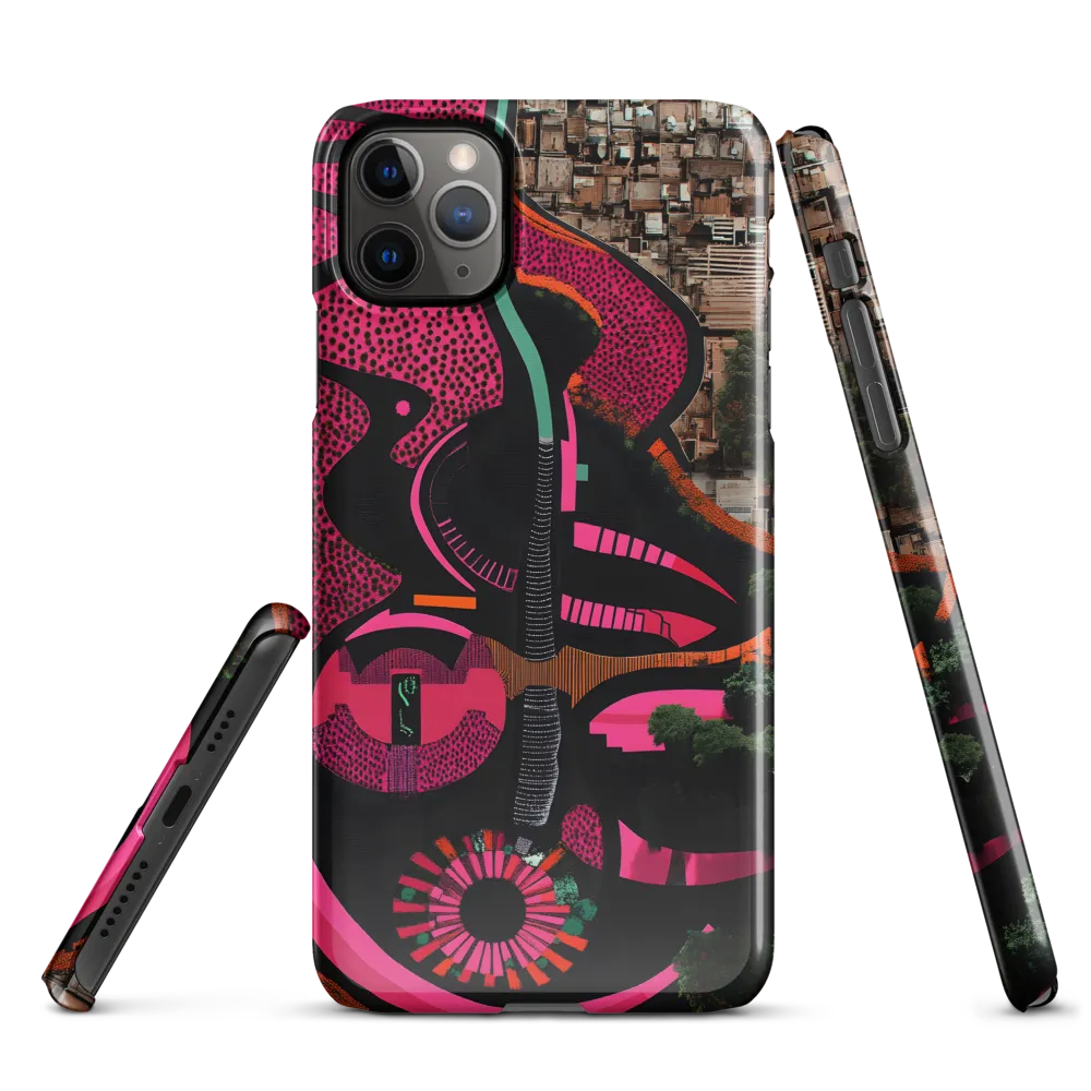 Urban Symphony in Pink | Phone Case |  11 Pro Max | Snap Case | Glossy