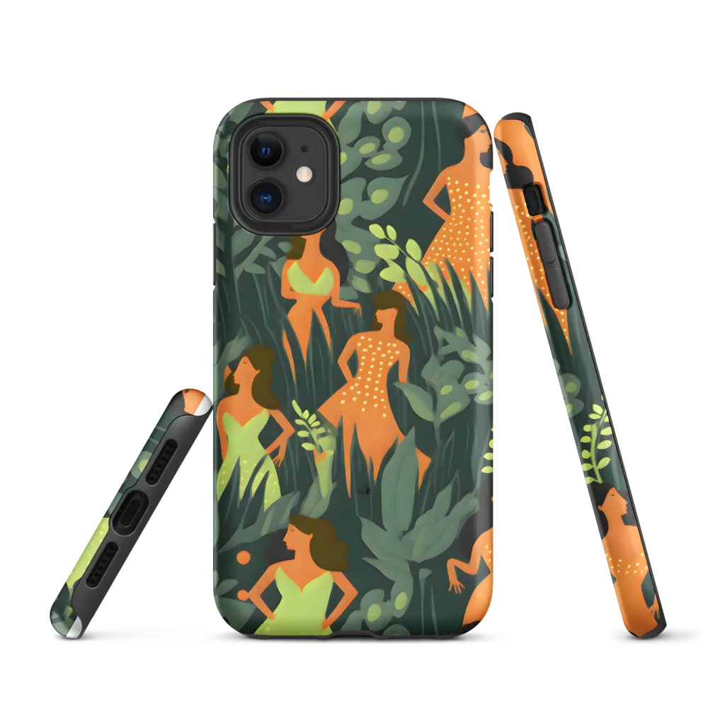 Playful Harmony in Patterns | Phone Case |  11 | Tough Case | Matte