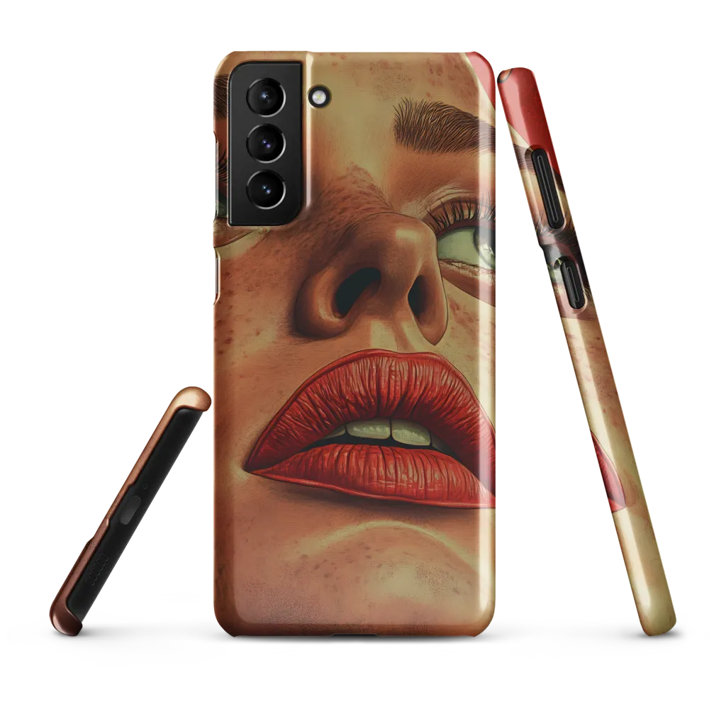 Red Intensity: A Portrait of Elegance