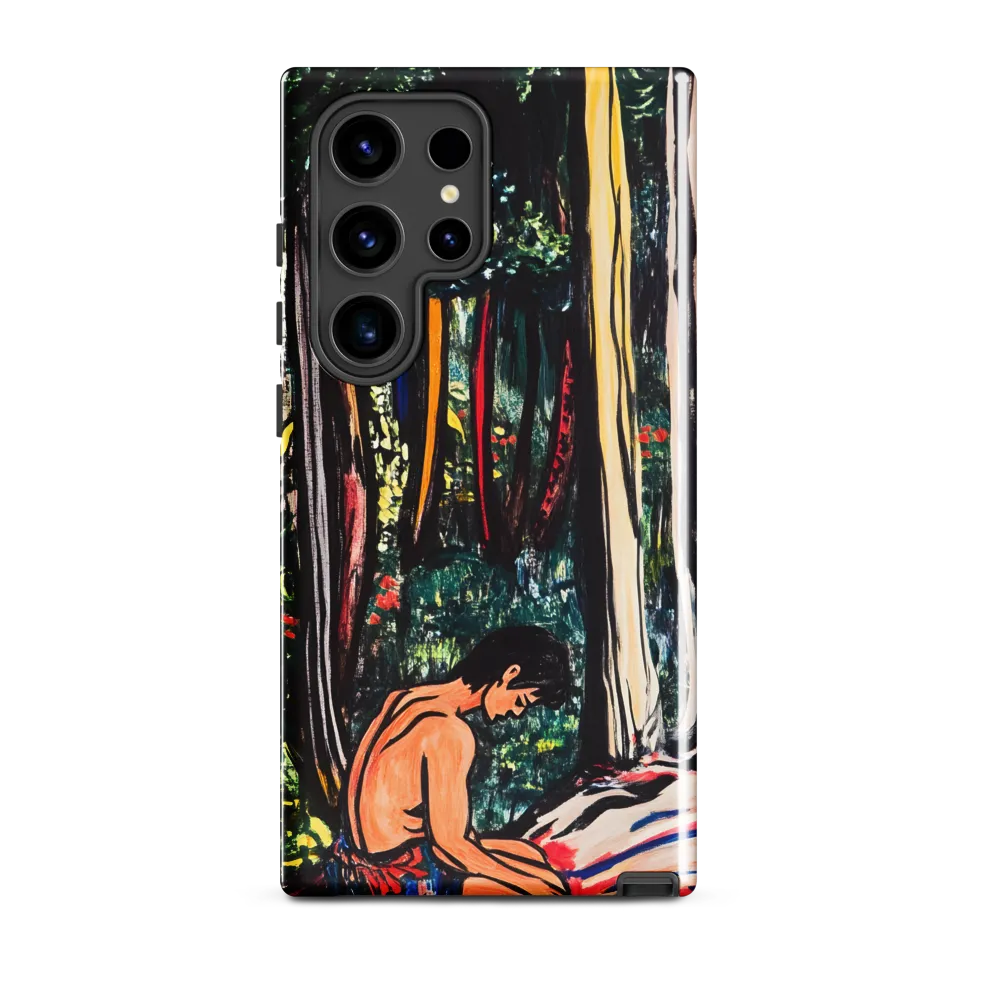 Contemplation in Nature | Phone Case |  S24 Ultra | Tough Case | Glossy