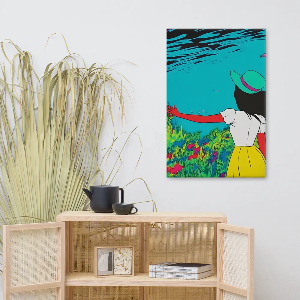 Whimsical Encounter | Canvas | 24″×36″