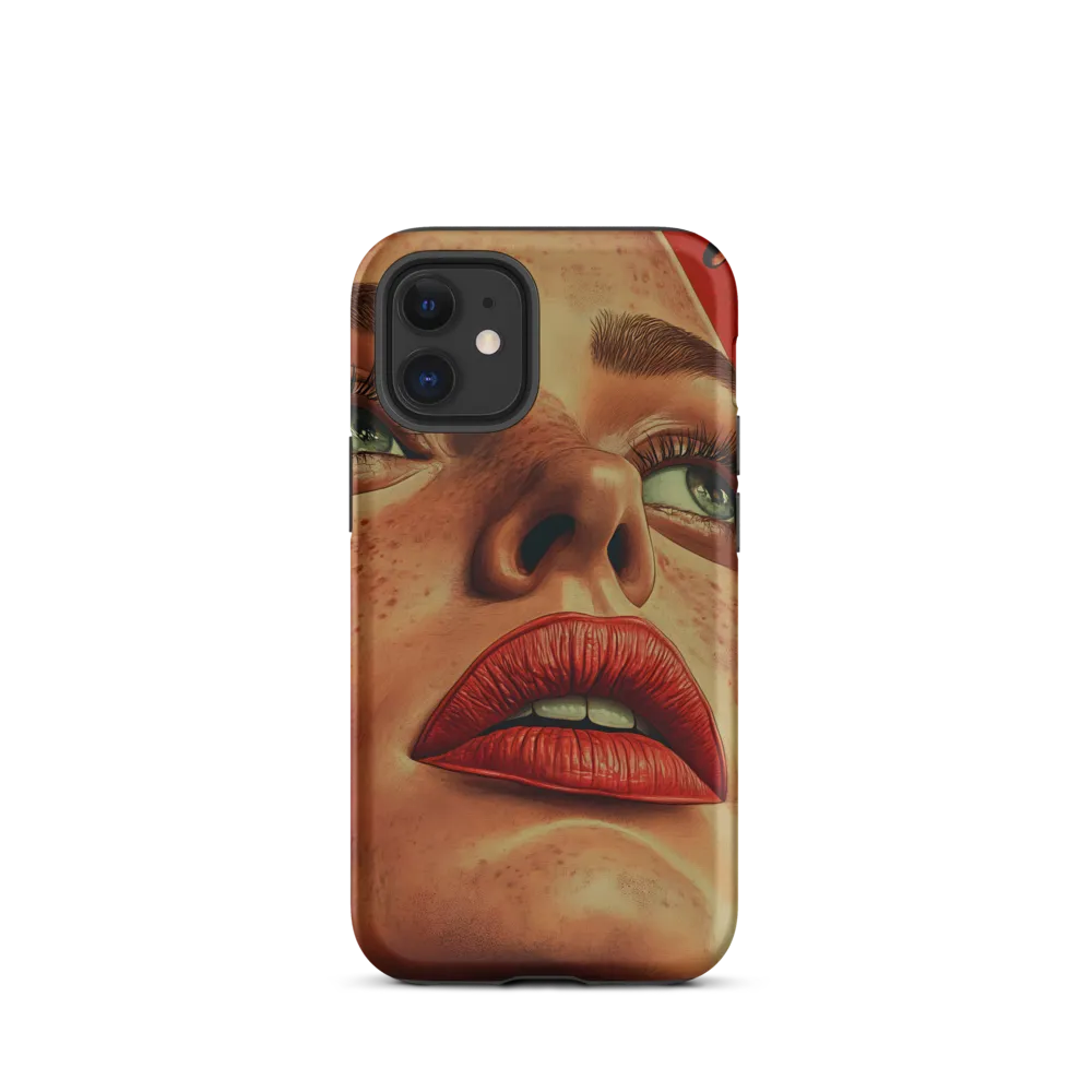 Red Intensity: A Portrait of Elegance