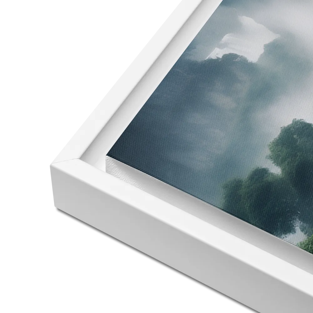 Whispers of the Cascades | Canvas with White Frame | 24″×36″