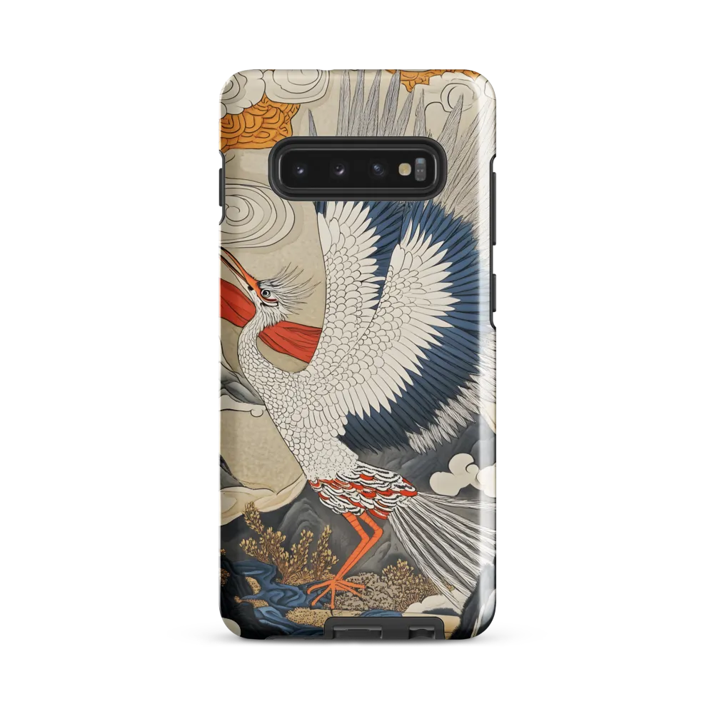 Ascendancy of the Crane | Phone Case |  S10 Plus | Tough Case | Glossy