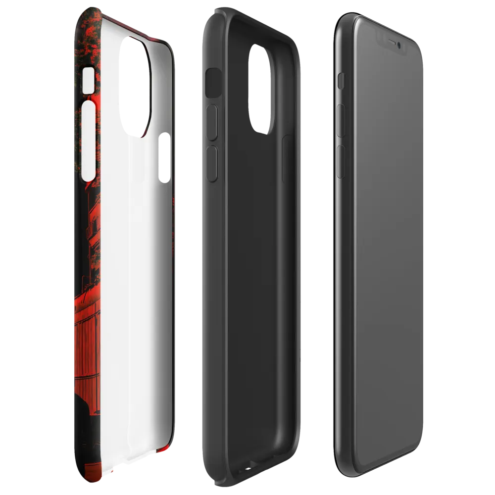 Cosmic Streets of a Dystopian Future | Phone Case |  11 Pro Max | Tough Case | Glossy