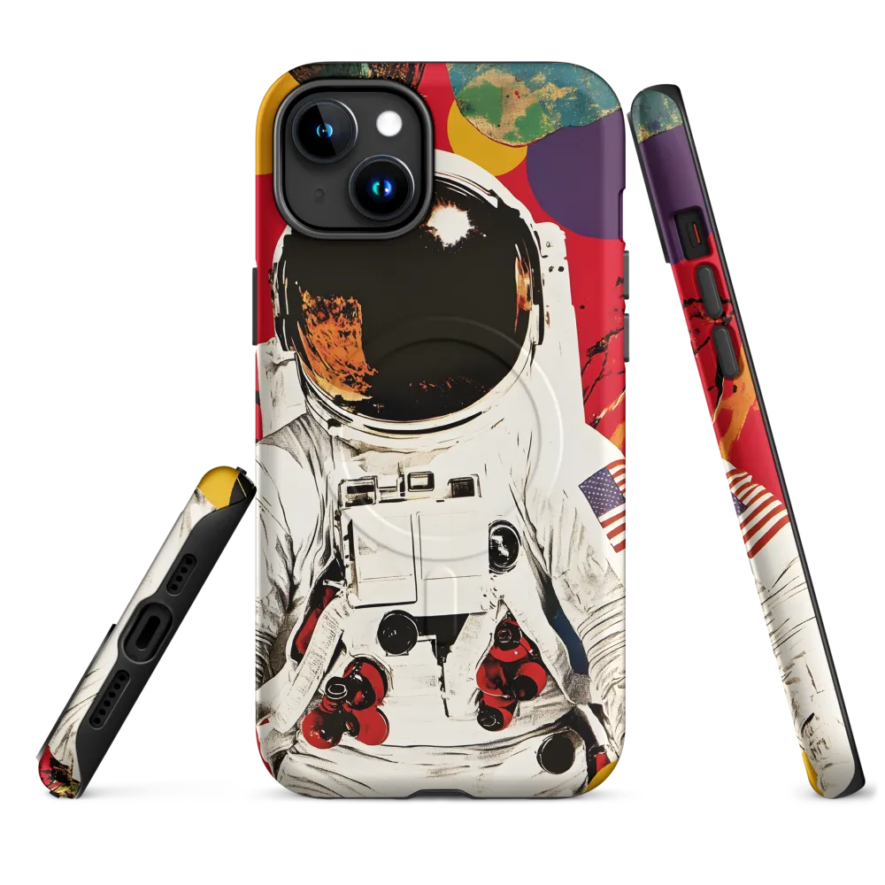 Cosmic Exploration: The Astronaut's Journey | Phone Case |  15 Plus | MagSafe® Tough Case | Matte