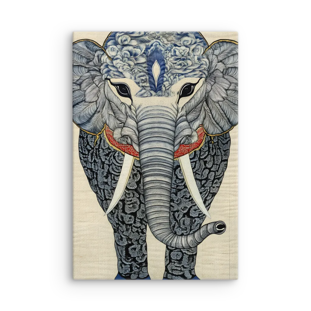 Majesty of the Elephant | Thin Canvas | 12″×18″