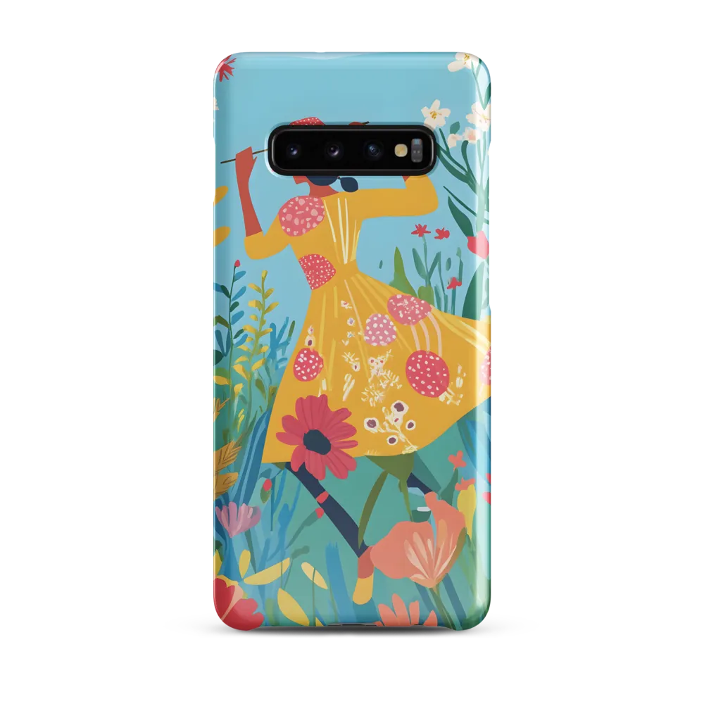 Dancing Among Blossoms | Phone Case |  S10 Plus | Snap Case | Glossy