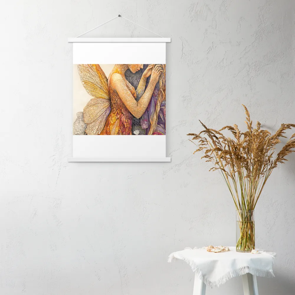 Whispers of the Frosted Meadow | Poster With White Wood Hanger | 18″×24″