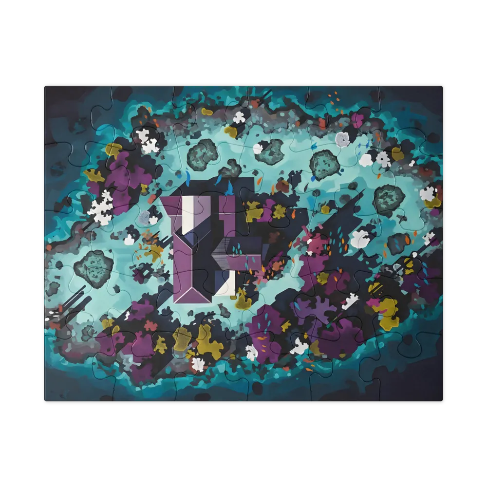 House on Atoll 
 Jigsaw Puzzle in Tin Box