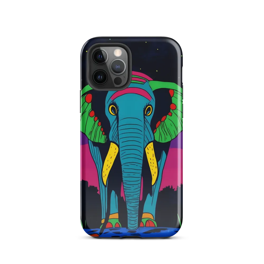 Whimsical Majesty: The Vibrant Elephant