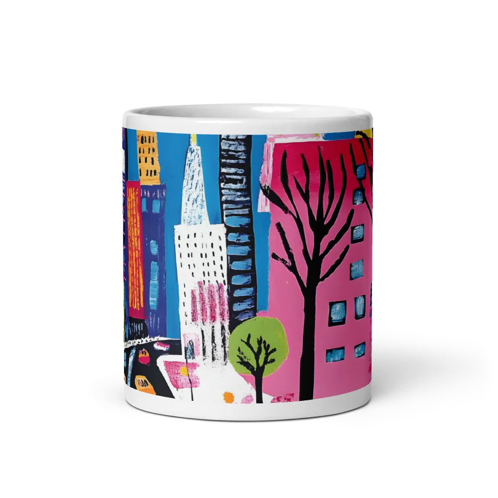 City Dreams in Vibrant Hues | Mugs | Multiple Sizes & Colors