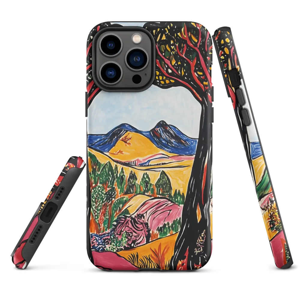 Vibrant Nature's Embrace | Phone Case |  13 Pro Max | Tough Case | Matte