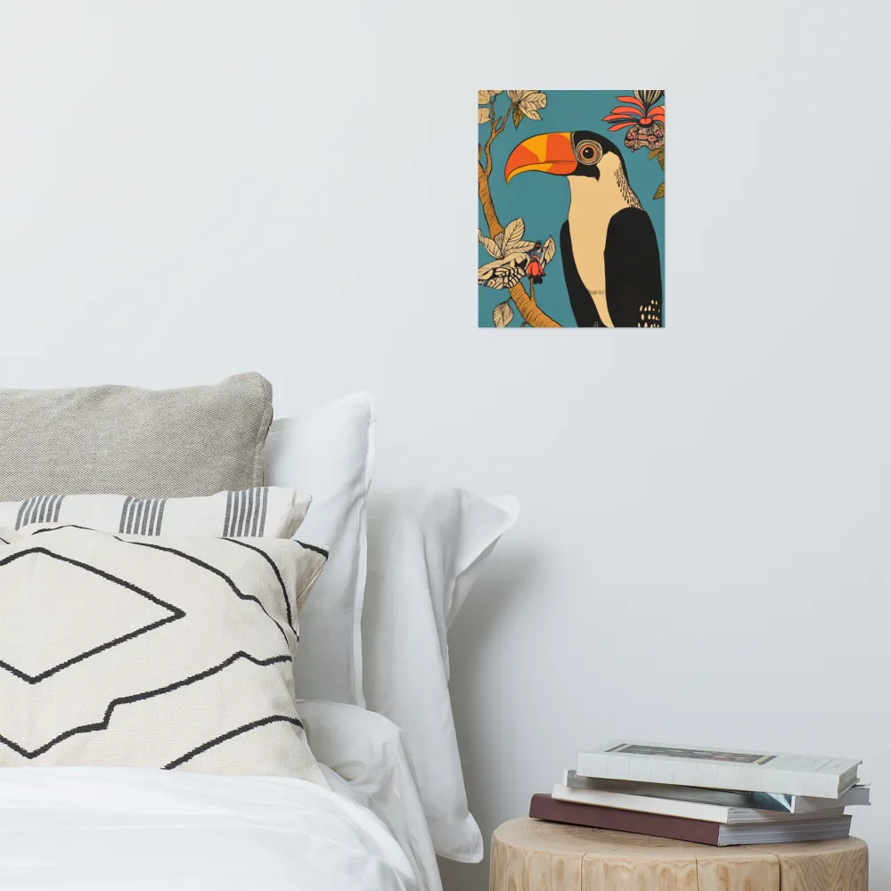 Tropical Majesty: The Toucan at Rest | Poster | 11″×14″