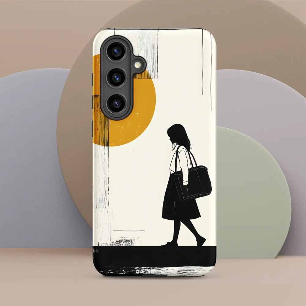 Silent Steps | Phone Case |  S24 Plus | Tough Case | Matte