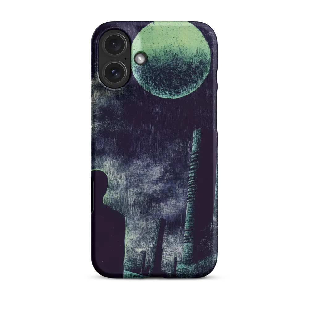 Lunar Solitude | Phone Case |  16 Plus | Snap Case | Matte