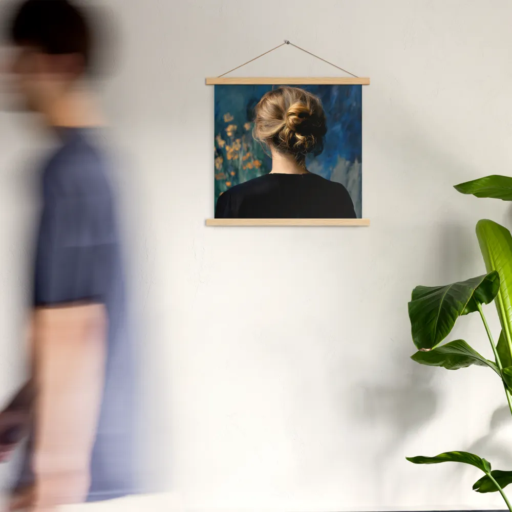 Whispers of Tranquility | Poster With Oak Wood Hanger | 18″×18″