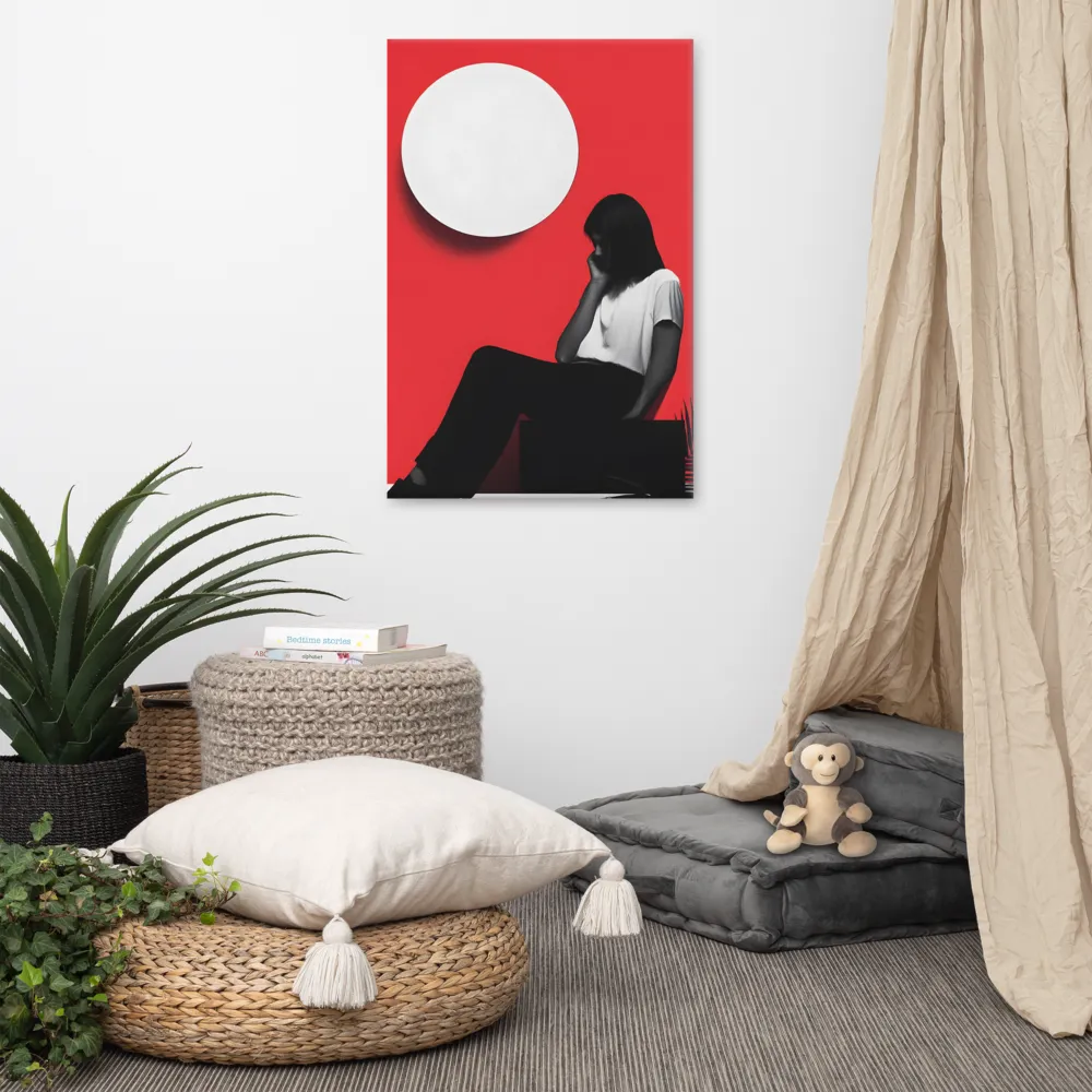 Contemplation in Red