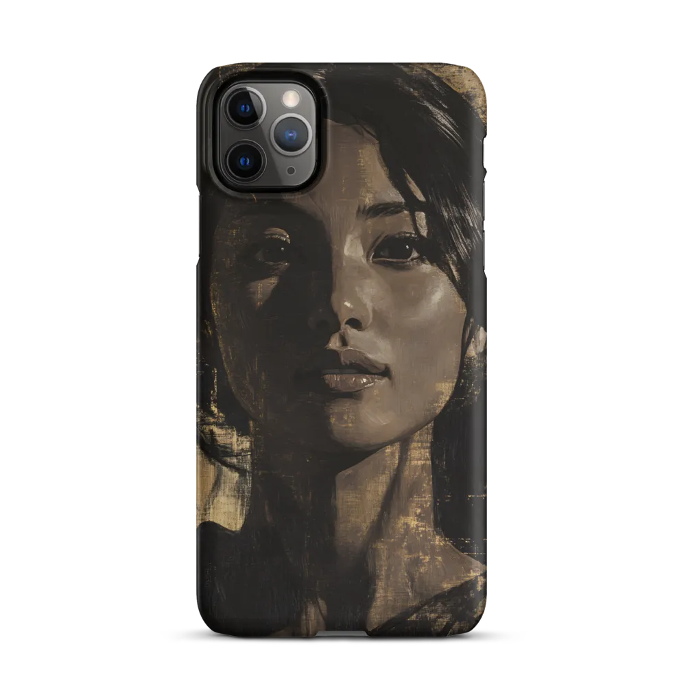 Golden Gaze: A Contemporary Portrait