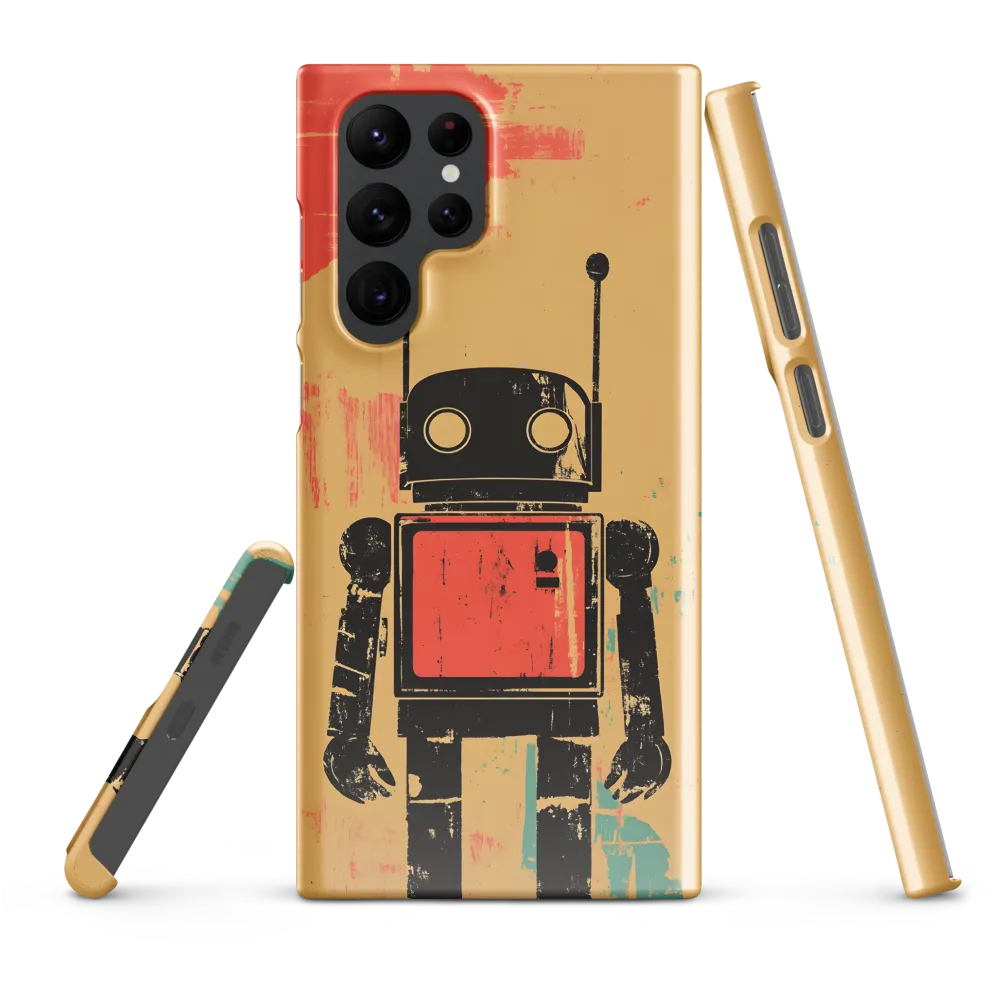 The Retro Robot | Phone Case |  S22 Ultra | Snap Case | Glossy