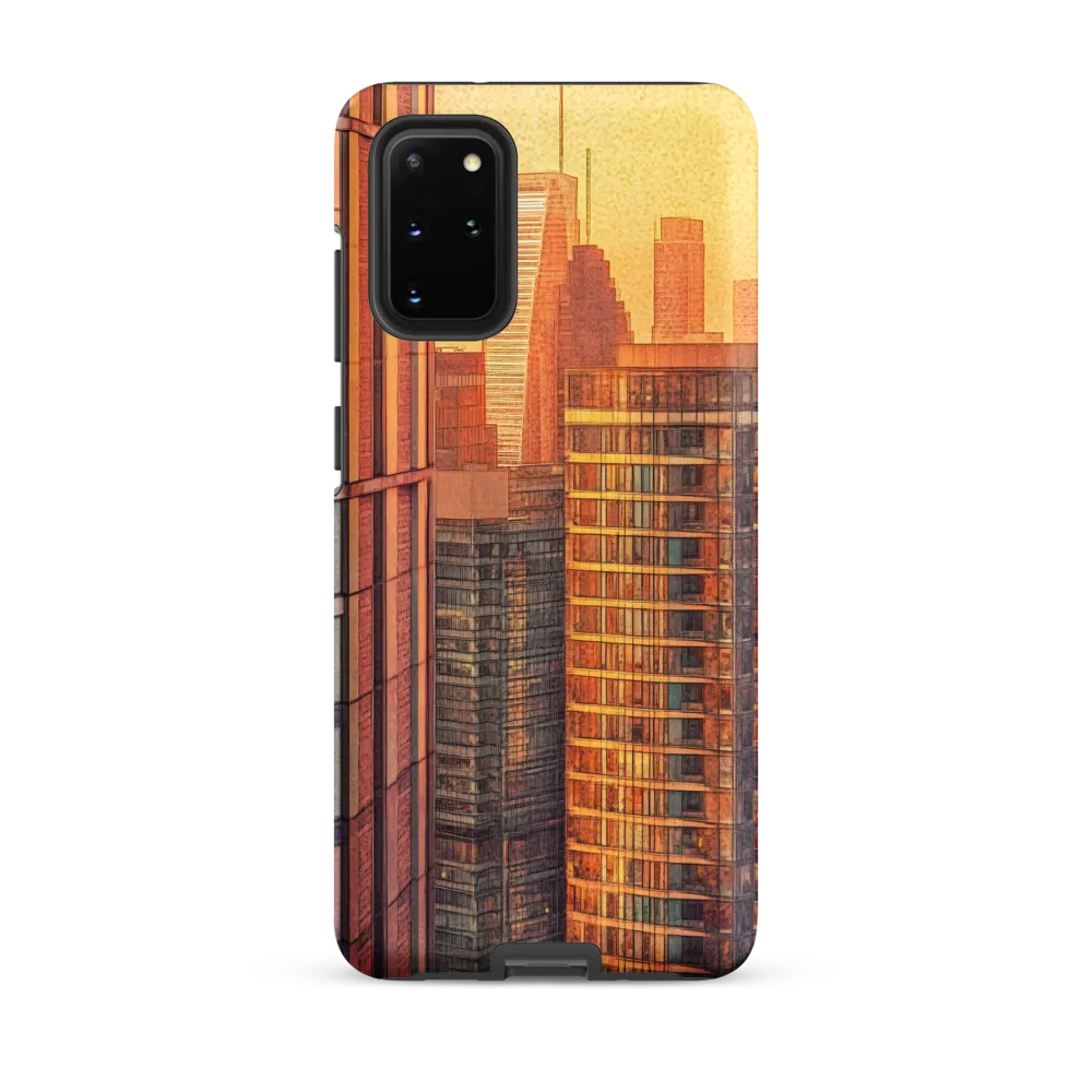 Urban Serenity at Sunset