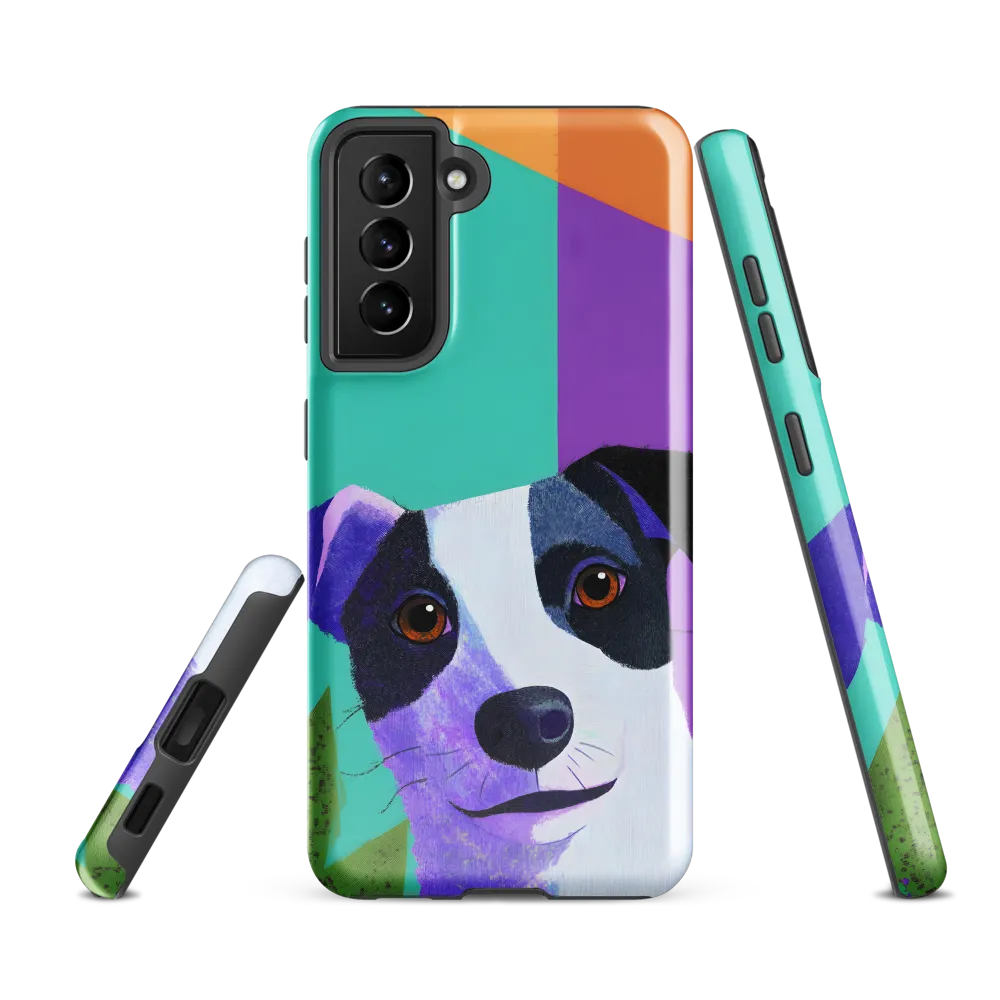 Joyful Canine | Phone Case |  S21 FE | Tough Case | Glossy