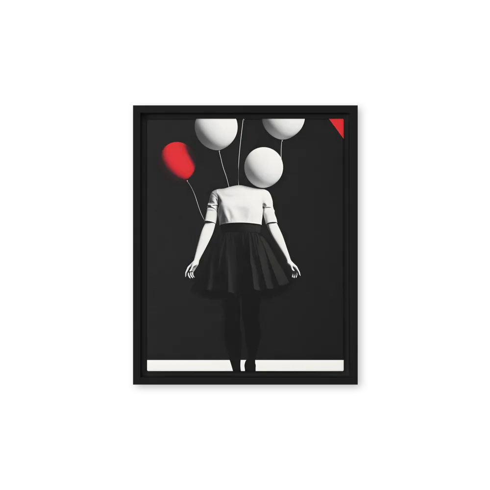 Suspended in Mystery | Canvas with Black Frame | 11″×14″