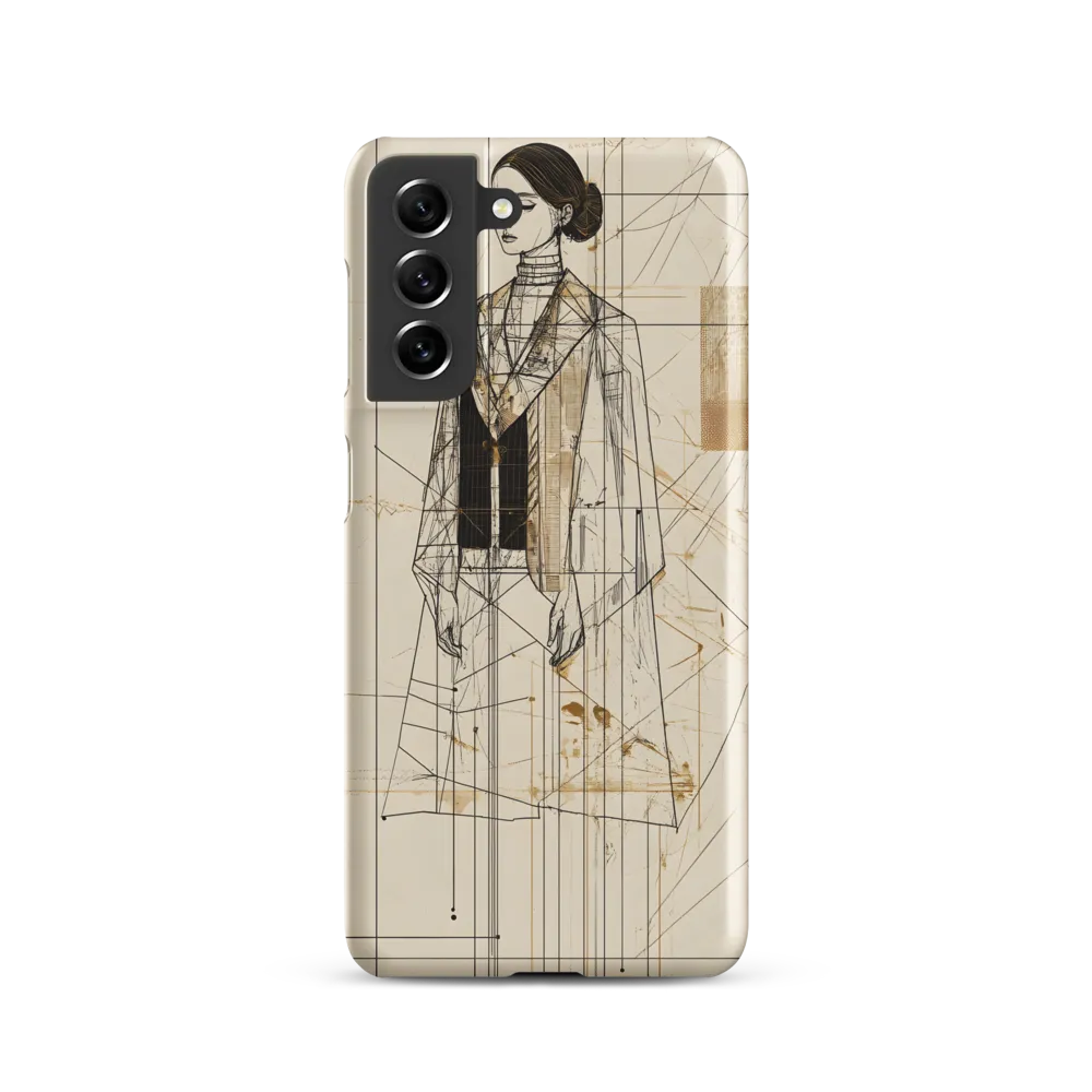 Elegance in Lines | Phone Case |  S21 | Snap Case | Matte
