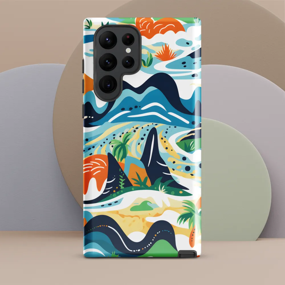Abstract Tropical Landscape