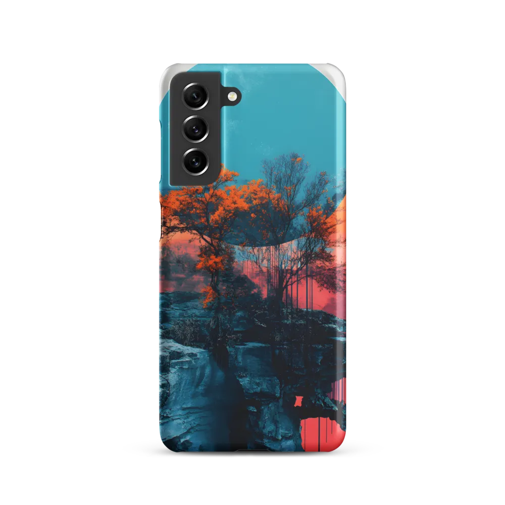 Ethereal Landscapes: A Dance of Color and Form | Phone Case |  S21 | Snap Case | Matte