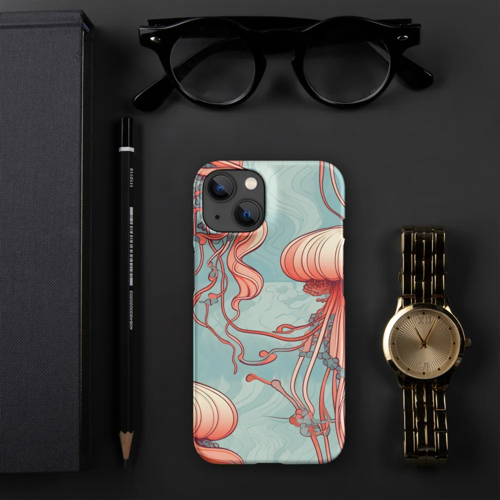 Ethereal Dance of Jellyfish | Phone Case |  14 | Snap Case | Matte