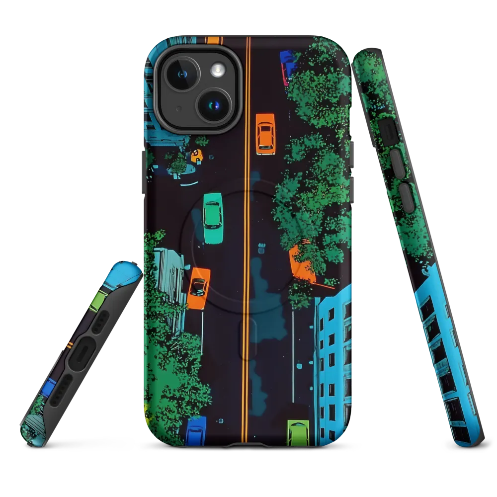 Urban Pulse: A Colorful Intersection