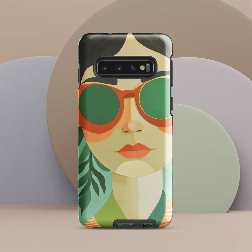 Bold Serenity: A Modern Portrait
