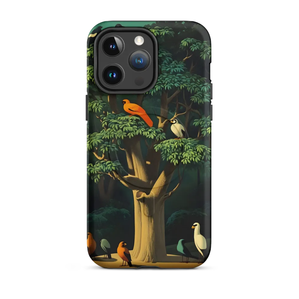 Harmony in Color: A Surreal Bird Symphony