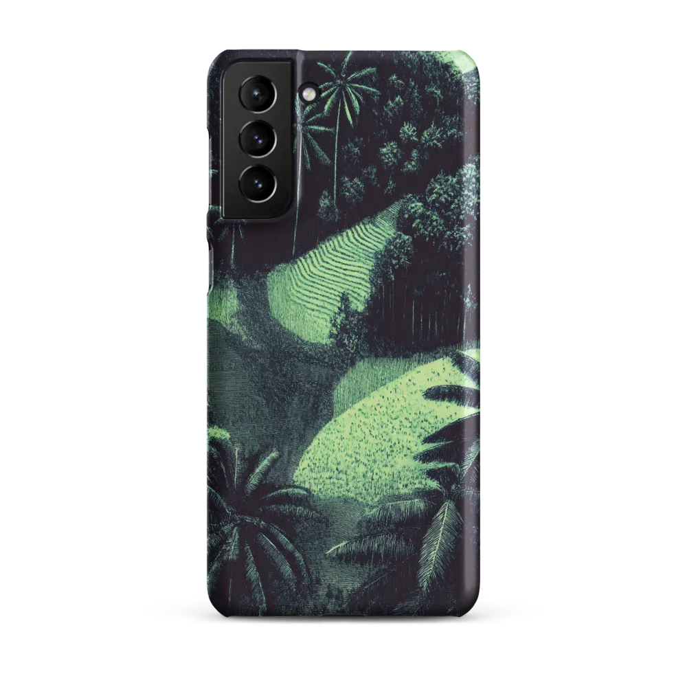 Harmony in Green: A Surreal Landscape
