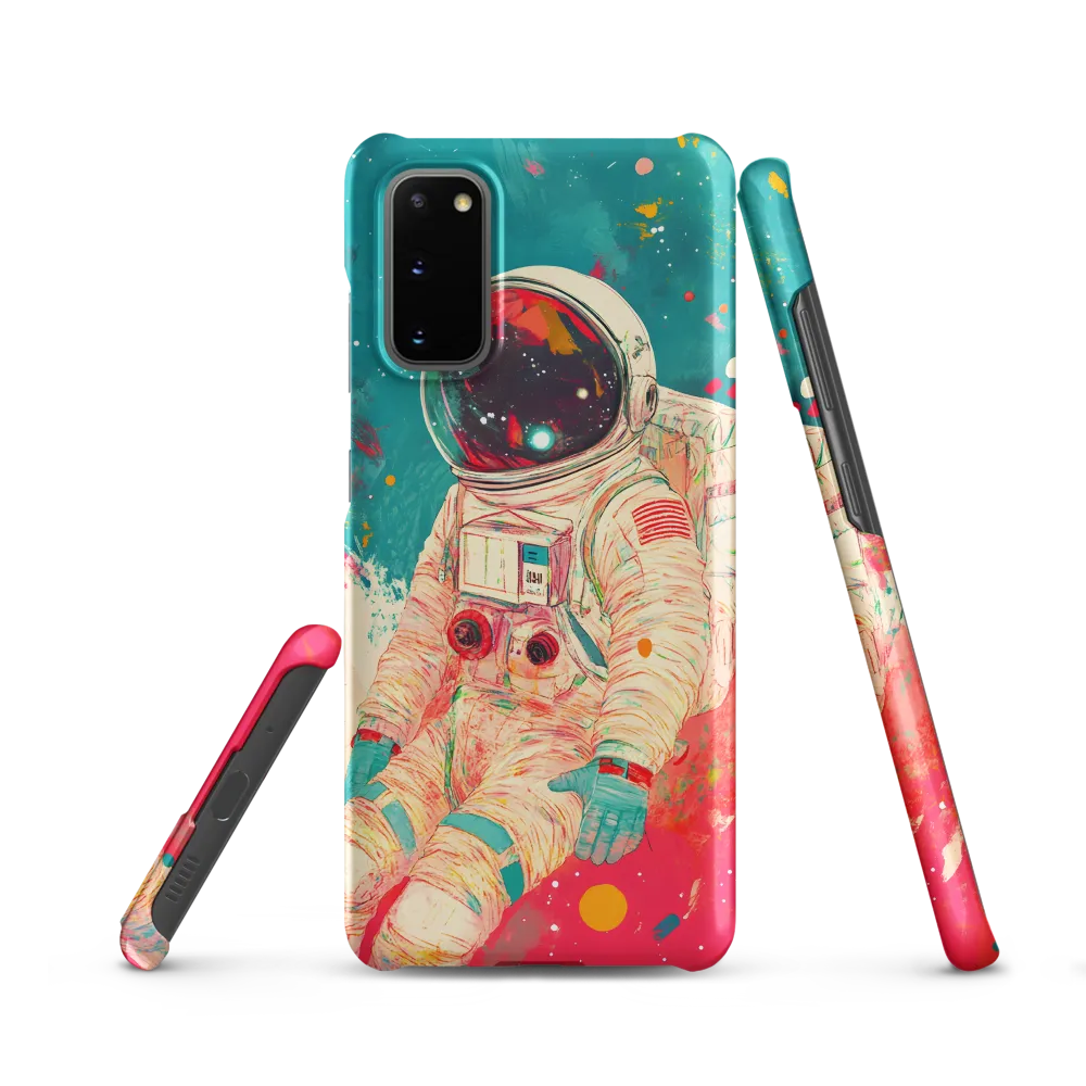 Cosmic Explorer: An Astronaut's Journey | Phone Case |  S20 | Snap Case | Matte