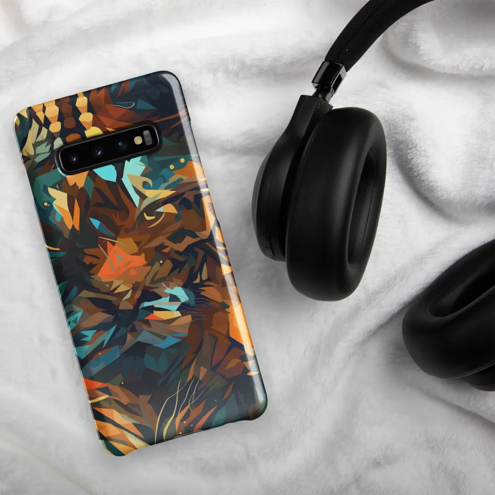 Wild Symphony: Abstract Tigers | Phone Case |  S10 Plus | Snap Case | Glossy