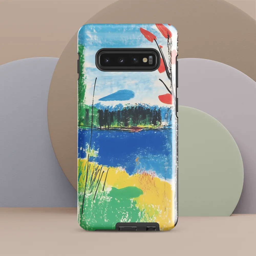 Vibrant Serenity in Nature | Phone Case |  S10 Plus | Tough Case | Glossy