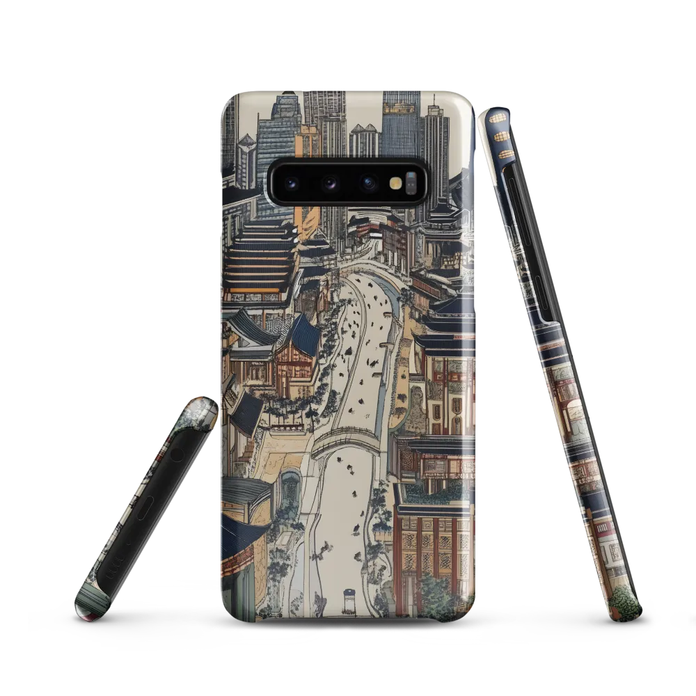 Urban Harmony: A Fusion of Tradition and Modernity | Phone Case |  S10 | Snap Case | Glossy