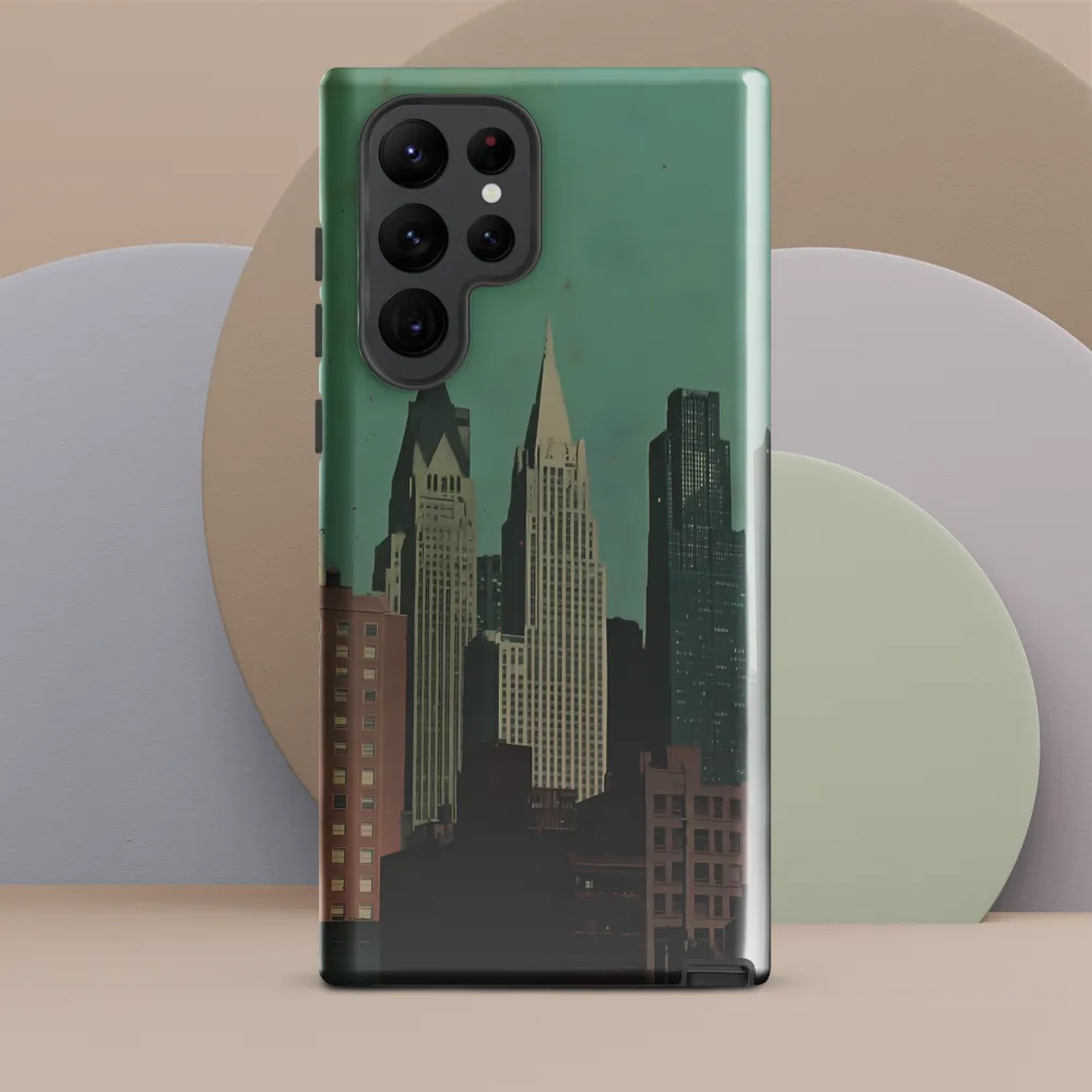 Urban Nostalgia: A Retro Cityscape