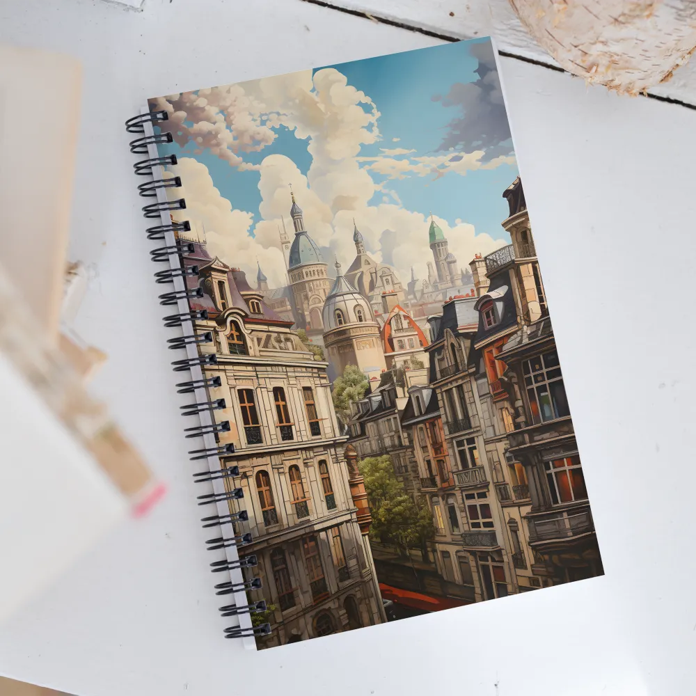 Whispers of a Timeless City | Spiral Notebook