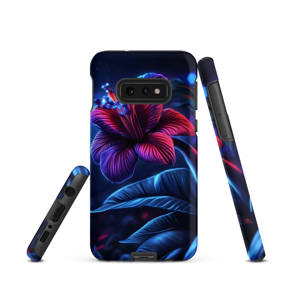 Illuminated Serenity: The Surreal Blossom