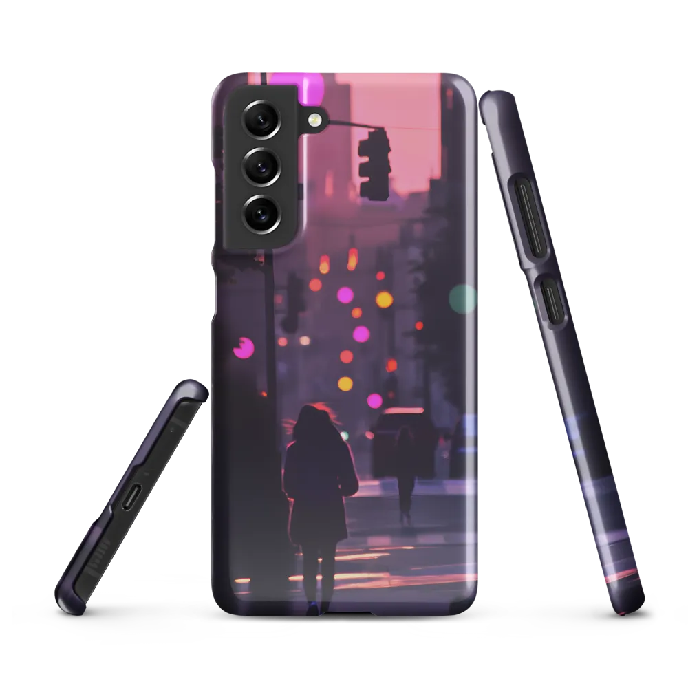 City Silhouettes at Dusk | Phone Case |  S21 FE | Snap Case | Glossy