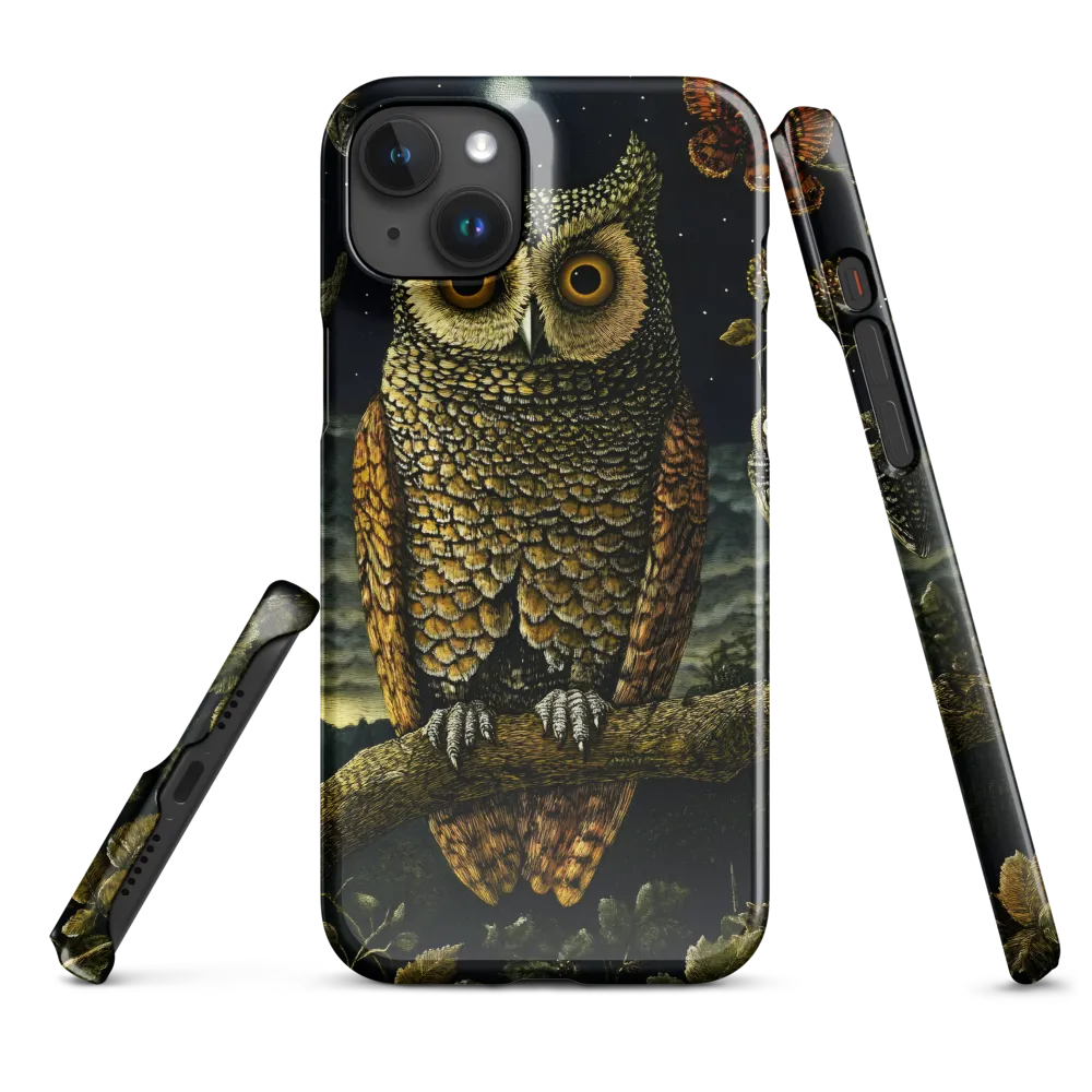 Mystical Night: The Guardian Owl | Phone Case |  15 Plus | Snap Case | Glossy